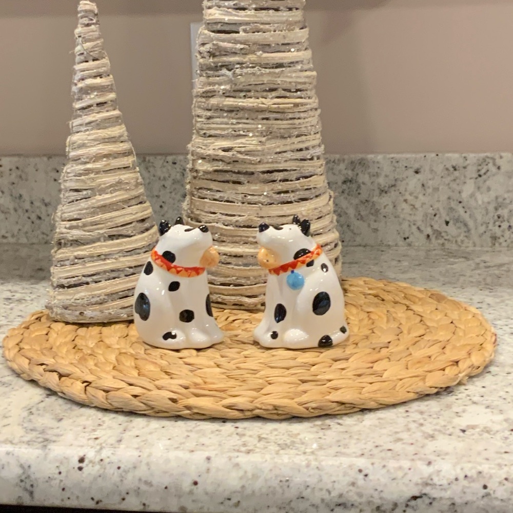 Dalmatian Dog Salt and Pepper Shakers